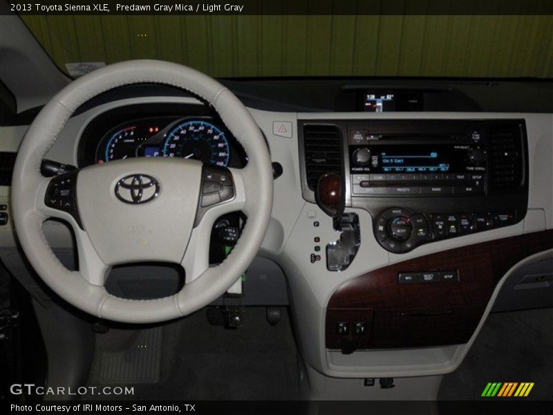 Predawn Gray Mica / Light Gray 2013 Toyota Sienna XLE