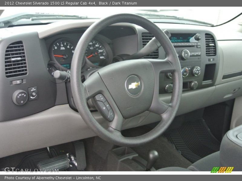 Black / Dark Titanium 2012 Chevrolet Silverado 1500 LS Regular Cab 4x4