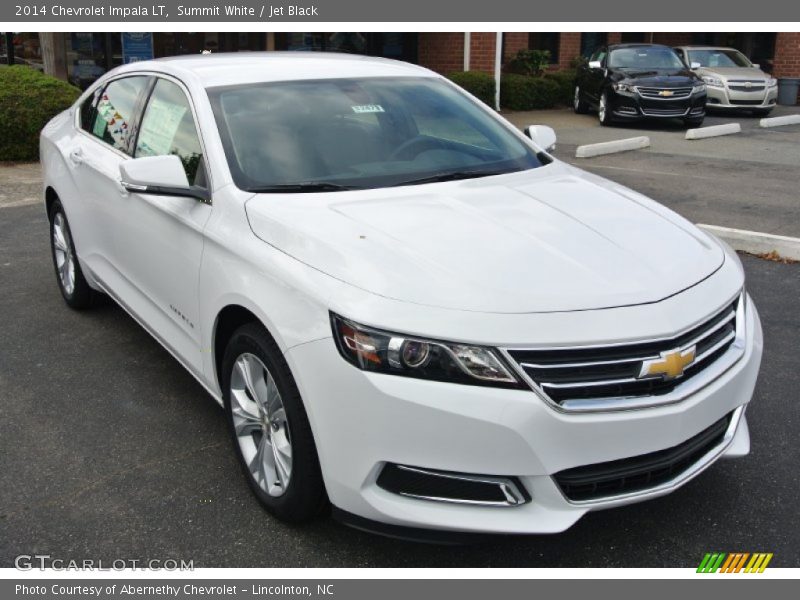 Summit White / Jet Black 2014 Chevrolet Impala LT