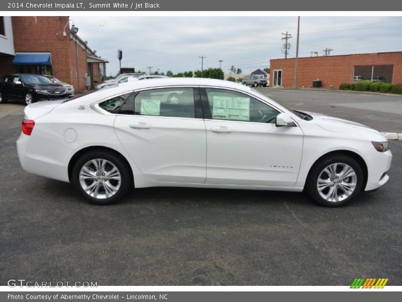 Summit White / Jet Black 2014 Chevrolet Impala LT