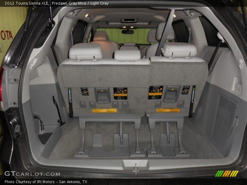 Predawn Gray Mica / Light Gray 2013 Toyota Sienna XLE