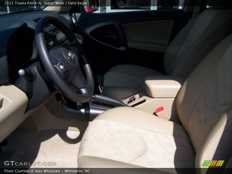 Super White / Sand Beige 2012 Toyota RAV4 I4