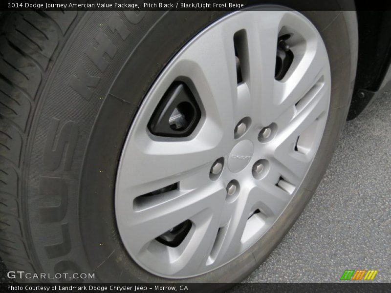 Pitch Black / Black/Light Frost Beige 2014 Dodge Journey Amercian Value Package
