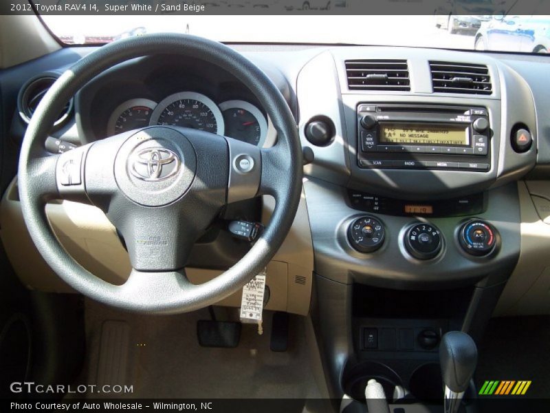 Super White / Sand Beige 2012 Toyota RAV4 I4