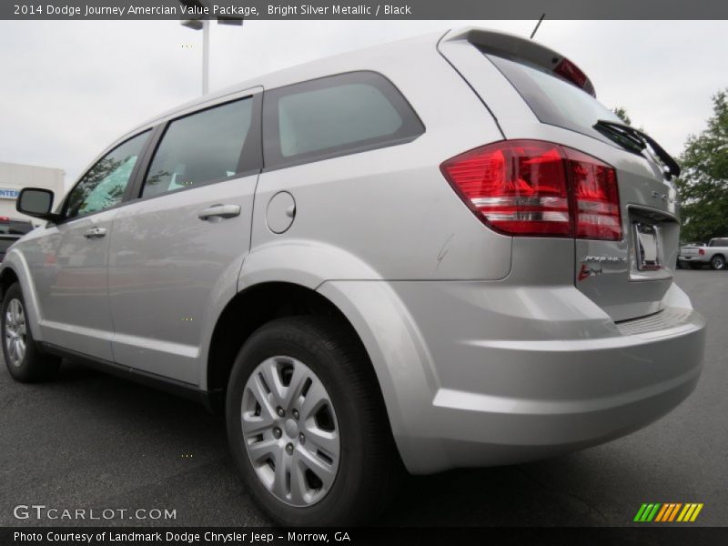 Bright Silver Metallic / Black 2014 Dodge Journey Amercian Value Package