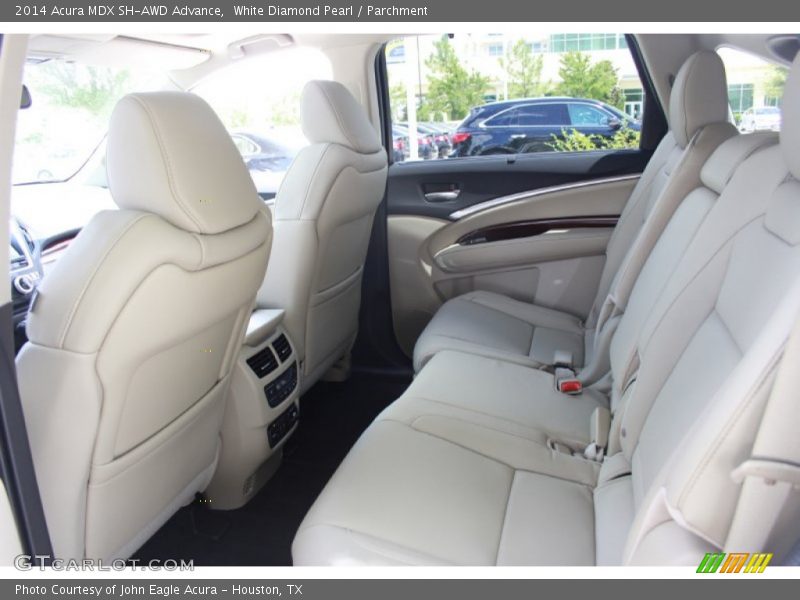 White Diamond Pearl / Parchment 2014 Acura MDX SH-AWD Advance