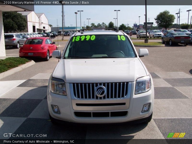 White Suede / Black 2010 Mercury Mariner V6 Premier 4WD