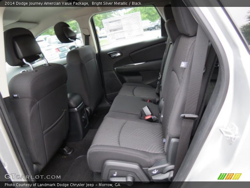 Bright Silver Metallic / Black 2014 Dodge Journey Amercian Value Package