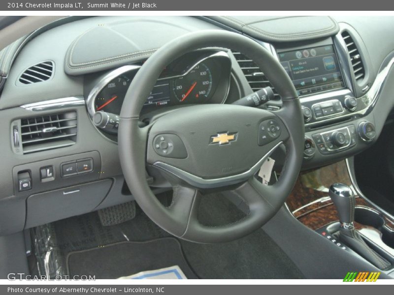 Summit White / Jet Black 2014 Chevrolet Impala LT