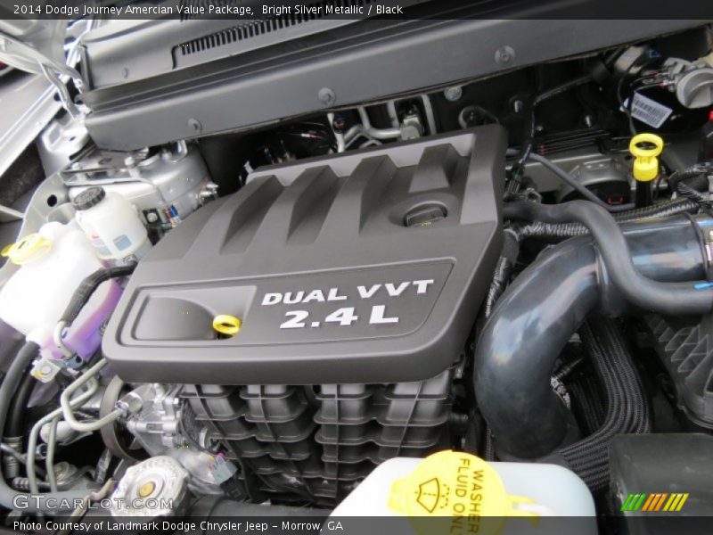 Bright Silver Metallic / Black 2014 Dodge Journey Amercian Value Package