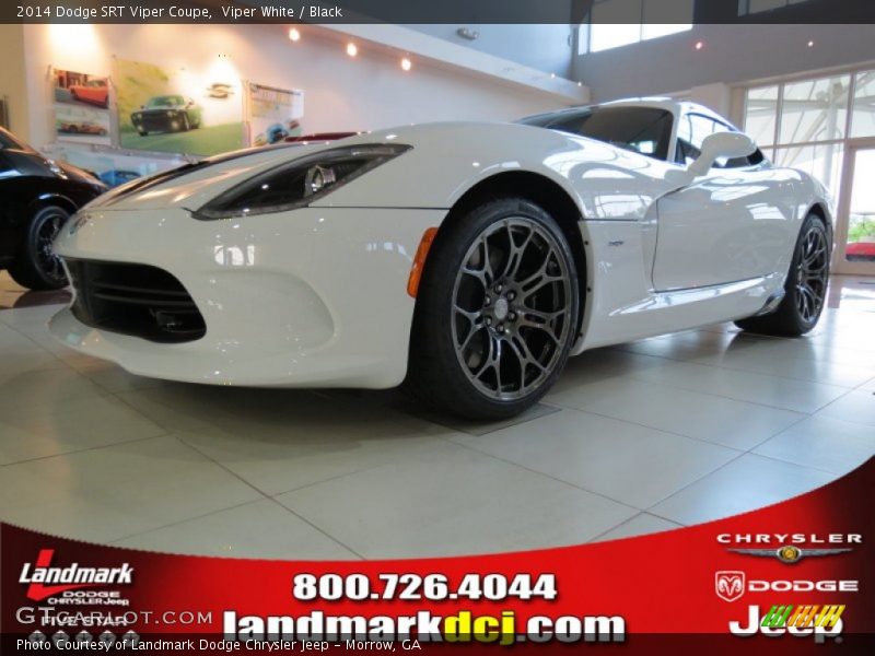 Viper White / Black 2014 Dodge SRT Viper Coupe