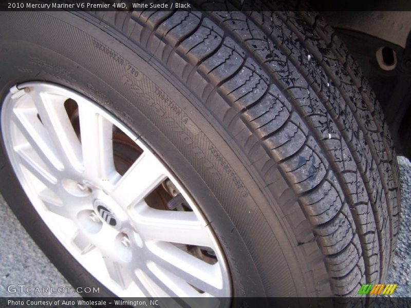 White Suede / Black 2010 Mercury Mariner V6 Premier 4WD