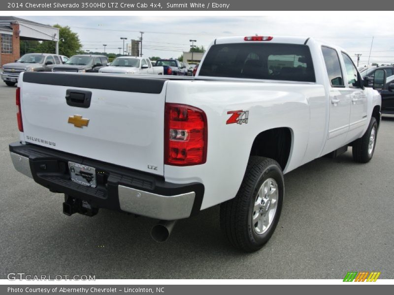Summit White / Ebony 2014 Chevrolet Silverado 3500HD LTZ Crew Cab 4x4