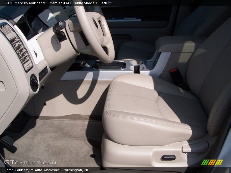 White Suede / Black 2010 Mercury Mariner V6 Premier 4WD