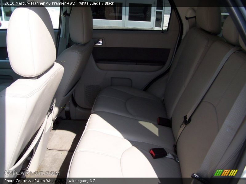 White Suede / Black 2010 Mercury Mariner V6 Premier 4WD