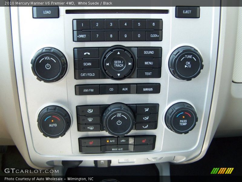 White Suede / Black 2010 Mercury Mariner V6 Premier 4WD