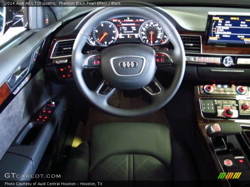 Phantom Black Pearl Effect / Black 2014 Audi A8 L TDI quattro