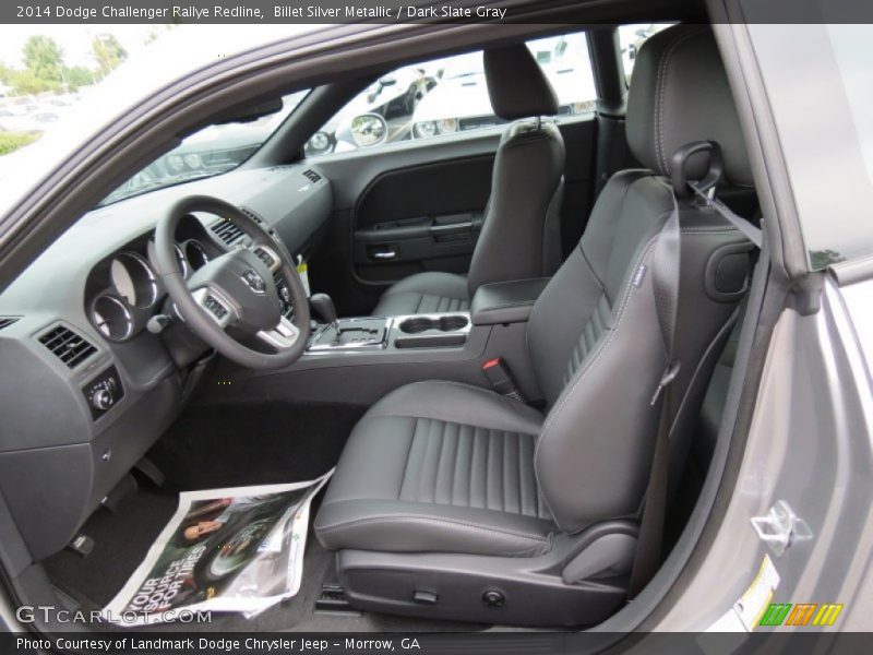 Billet Silver Metallic / Dark Slate Gray 2014 Dodge Challenger Rallye Redline