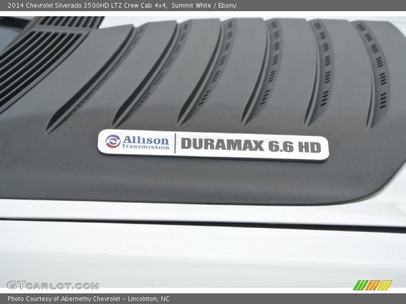 Summit White / Ebony 2014 Chevrolet Silverado 3500HD LTZ Crew Cab 4x4