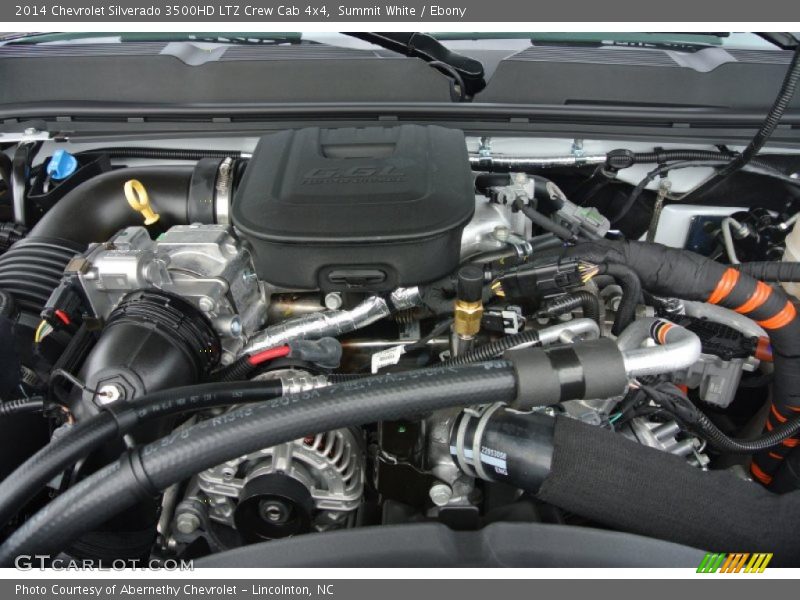 Summit White / Ebony 2014 Chevrolet Silverado 3500HD LTZ Crew Cab 4x4