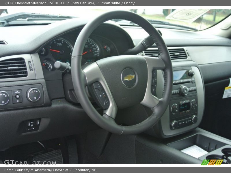 Summit White / Ebony 2014 Chevrolet Silverado 3500HD LTZ Crew Cab 4x4