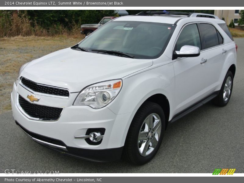 Summit White / Brownstone/Jet Black 2014 Chevrolet Equinox LTZ