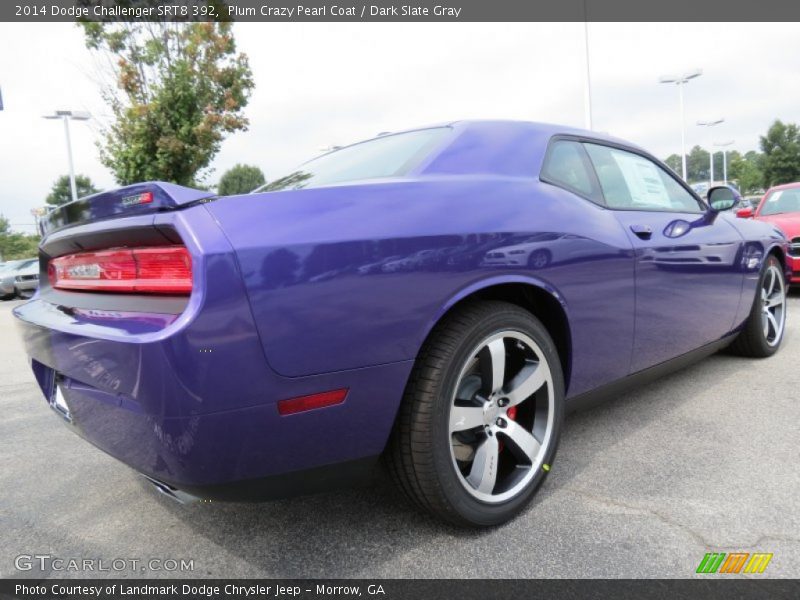 Plum Crazy Pearl Coat / Dark Slate Gray 2014 Dodge Challenger SRT8 392
