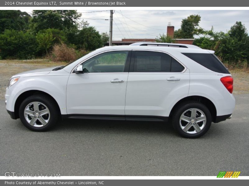 Summit White / Brownstone/Jet Black 2014 Chevrolet Equinox LTZ