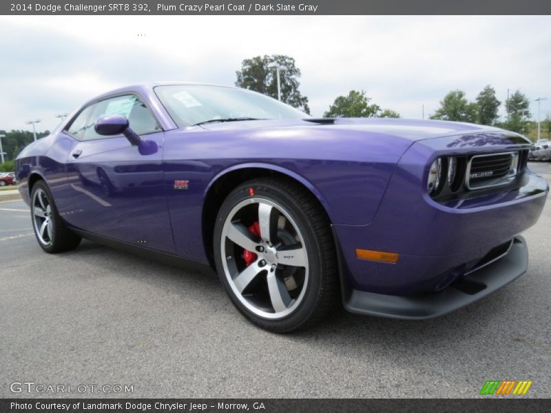 Front 3/4 View of 2014 Challenger SRT8 392