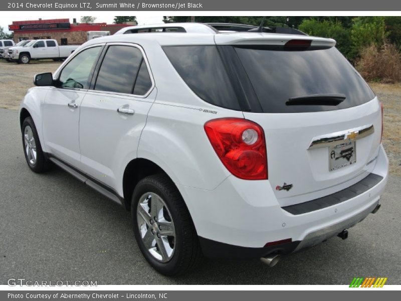 Summit White / Brownstone/Jet Black 2014 Chevrolet Equinox LTZ