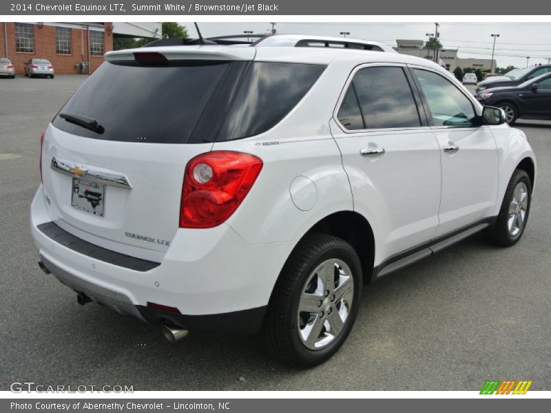 Summit White / Brownstone/Jet Black 2014 Chevrolet Equinox LTZ