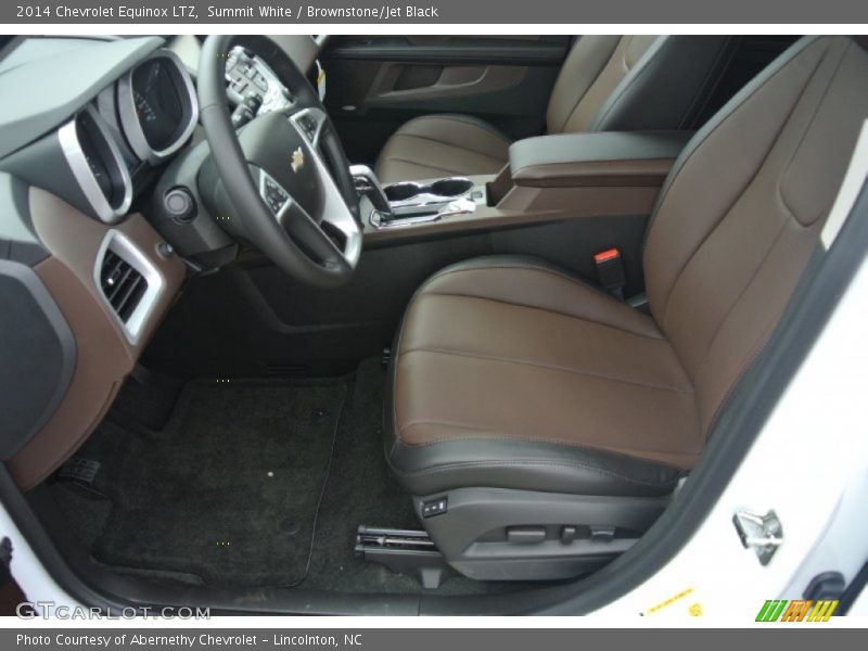 Summit White / Brownstone/Jet Black 2014 Chevrolet Equinox LTZ