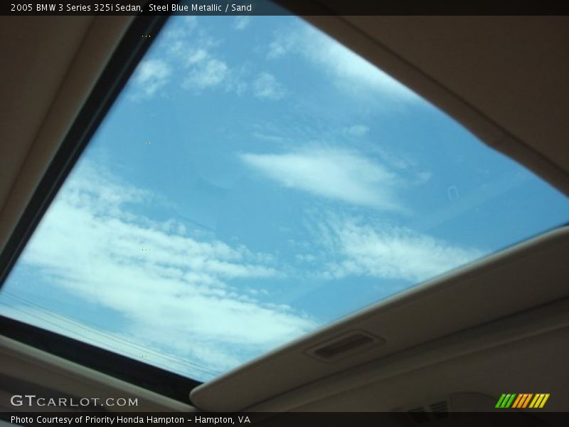 Steel Blue Metallic / Sand 2005 BMW 3 Series 325i Sedan