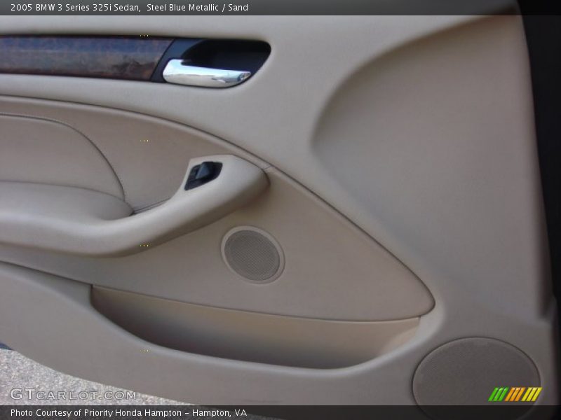 Steel Blue Metallic / Sand 2005 BMW 3 Series 325i Sedan