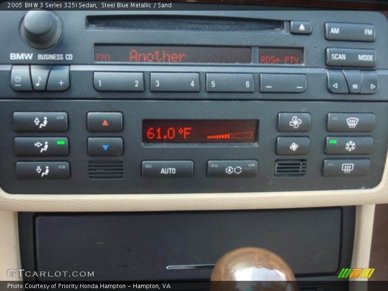 Steel Blue Metallic / Sand 2005 BMW 3 Series 325i Sedan