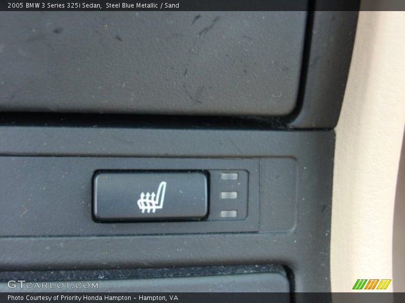Steel Blue Metallic / Sand 2005 BMW 3 Series 325i Sedan