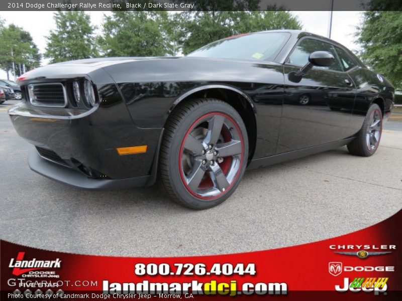 Black / Dark Slate Gray 2014 Dodge Challenger Rallye Redline