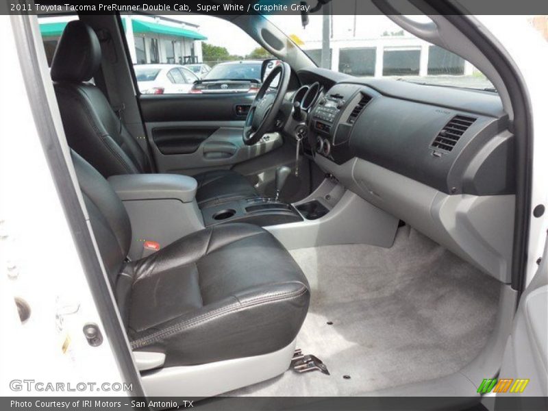 Super White / Graphite Gray 2011 Toyota Tacoma PreRunner Double Cab