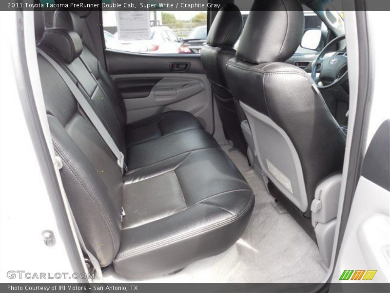 Super White / Graphite Gray 2011 Toyota Tacoma PreRunner Double Cab