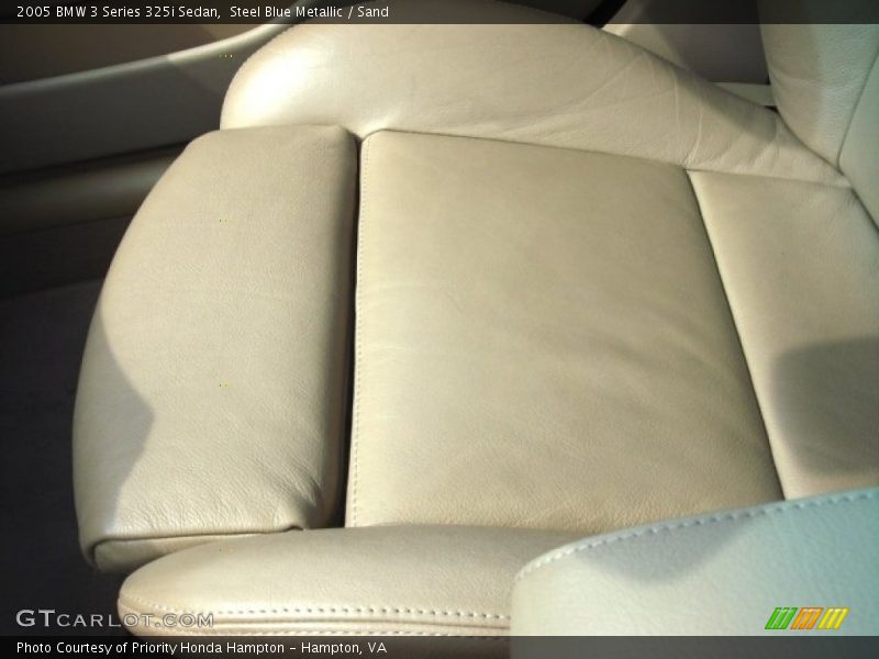 Steel Blue Metallic / Sand 2005 BMW 3 Series 325i Sedan