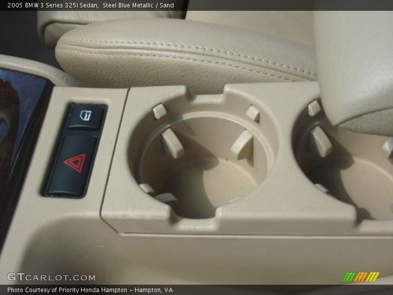 Steel Blue Metallic / Sand 2005 BMW 3 Series 325i Sedan