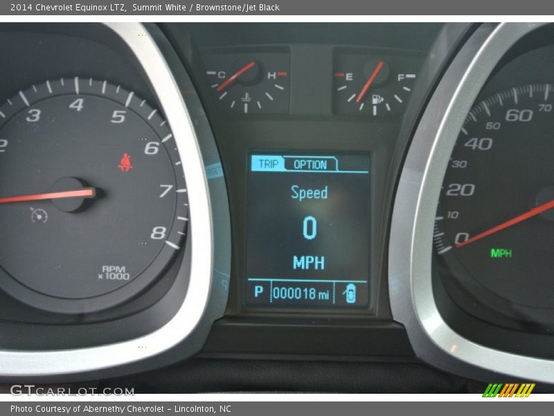 Summit White / Brownstone/Jet Black 2014 Chevrolet Equinox LTZ
