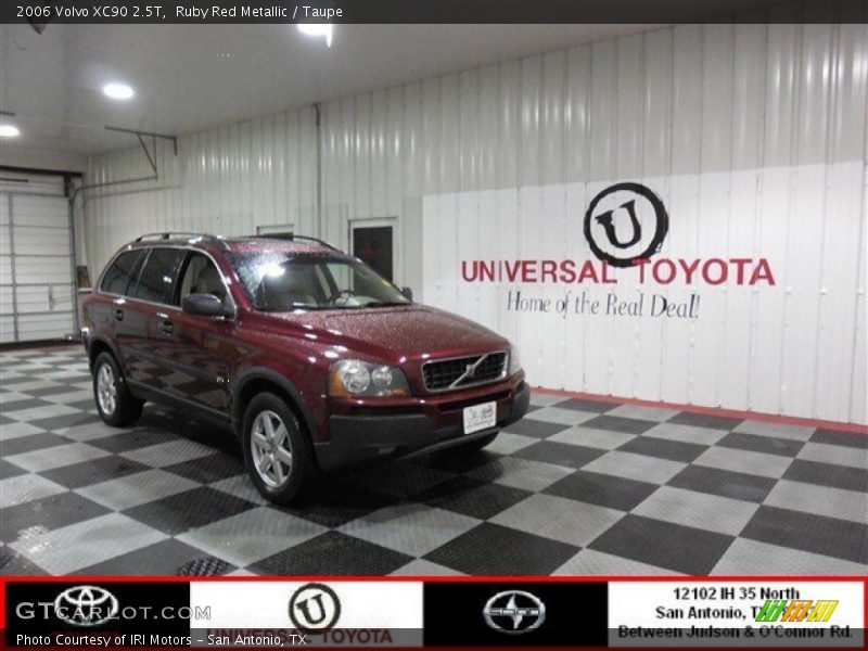 Ruby Red Metallic / Taupe 2006 Volvo XC90 2.5T