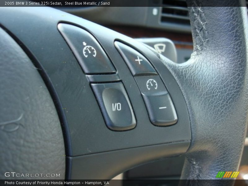 Steel Blue Metallic / Sand 2005 BMW 3 Series 325i Sedan
