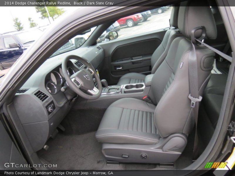 Black / Dark Slate Gray 2014 Dodge Challenger Rallye Redline
