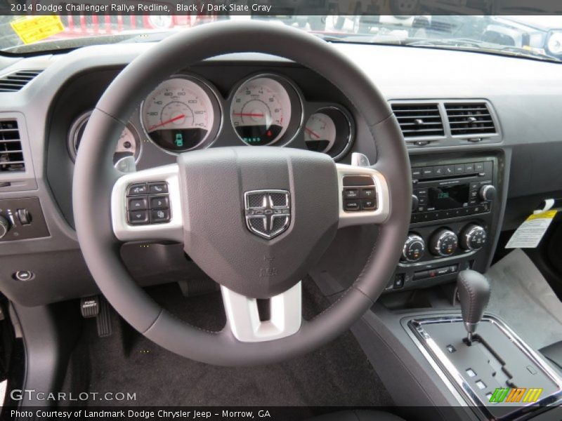 Black / Dark Slate Gray 2014 Dodge Challenger Rallye Redline
