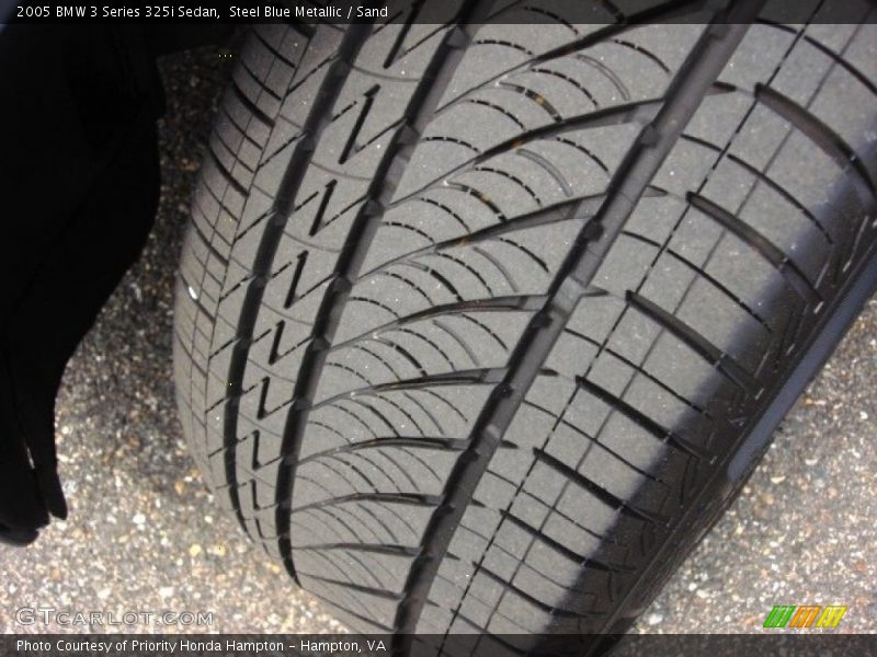 Steel Blue Metallic / Sand 2005 BMW 3 Series 325i Sedan