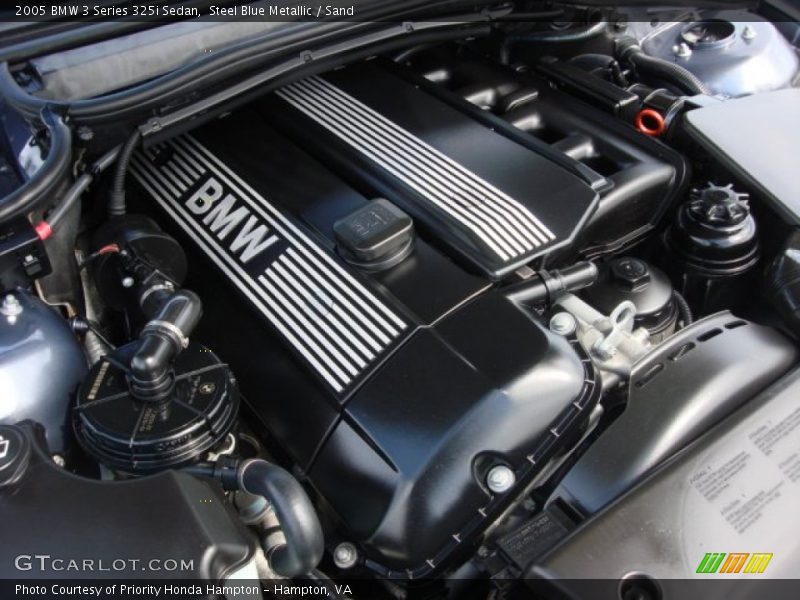Steel Blue Metallic / Sand 2005 BMW 3 Series 325i Sedan