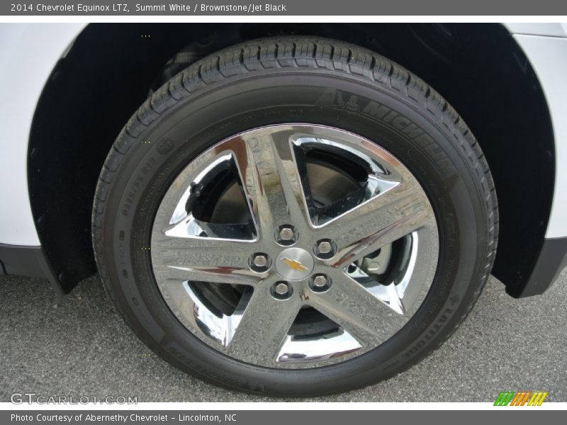Summit White / Brownstone/Jet Black 2014 Chevrolet Equinox LTZ