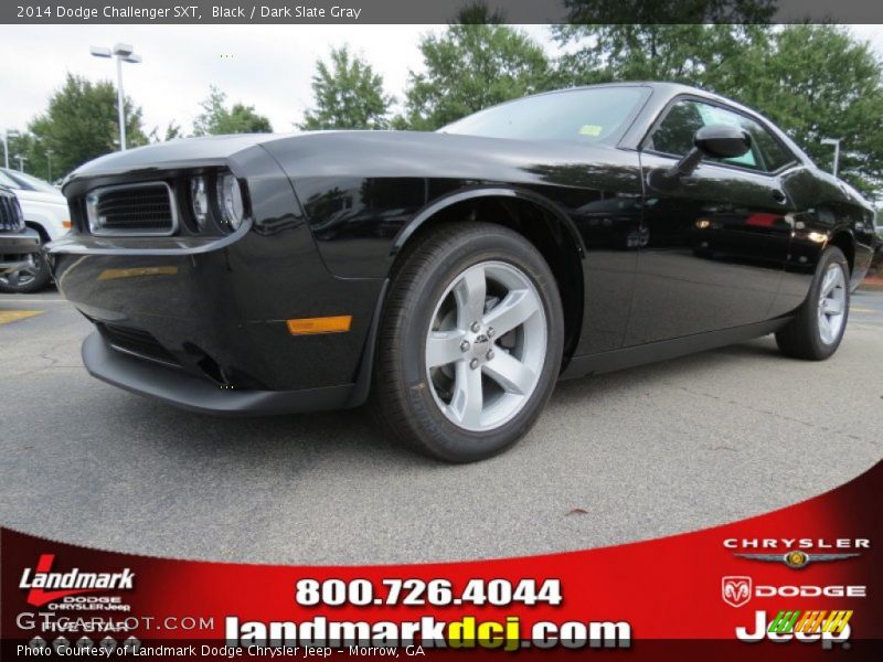 Black / Dark Slate Gray 2014 Dodge Challenger SXT